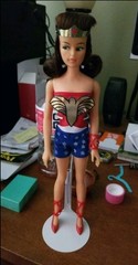 Ideal 1968 Super Queens WONDER WOMAN’s Eagle Chest Emblem & Tiara Captain Action