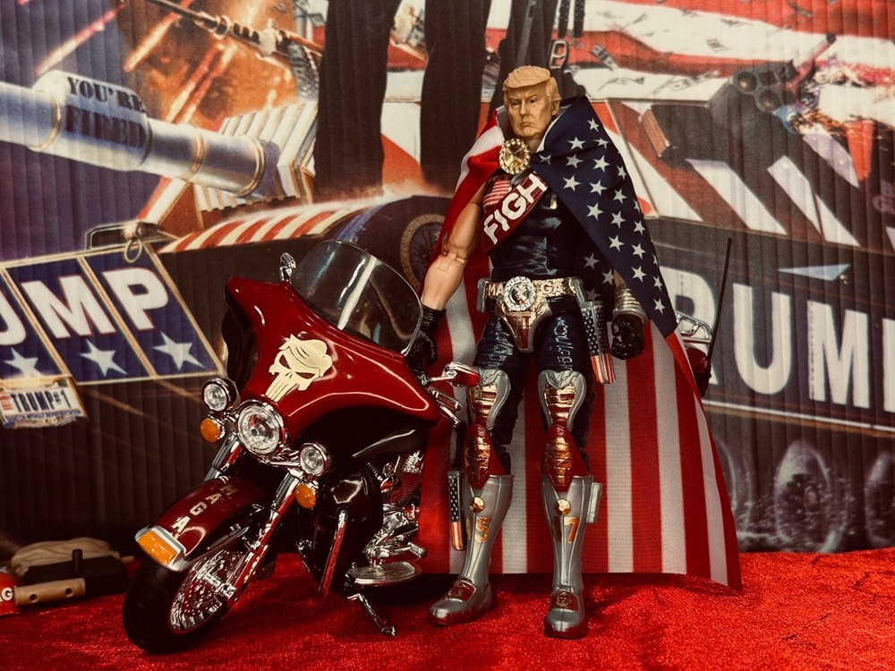 GI JOE CLASSIFIED SERIES CUSTOM DONALD TRUMP 6″ FIGURE AMERICA 250 YEAR SET 1/3