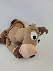 Disney Store Toy Story Woody’s Poseable Galloping Horse Bullseye 12″ .