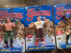 COMPLETE LJN WWE SUPERSTARS Series 3 Blue Card Roddy Piper Rock Jake the Snake