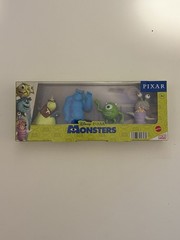 Disney Monster Pixar Set of 4 Figures 2″-3″ Mattel Micro Collection Toys AGES 3+