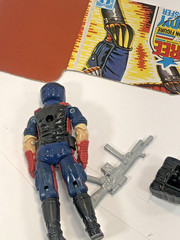 VINTAGE GI JOE ARAH COBRA VIPER 1986 COMPLETE WITH CARD HASBRO