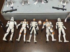 Huge Star Wars Clone Trooper Action Figure 3.75” Army Builder Plus Weapons Lot!!