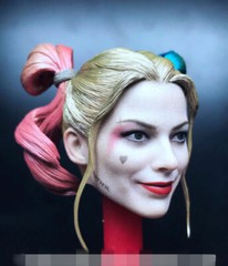 1/6 Scale Women Clown Prison Head Sculpt Carving Model Cosplay Fit 12” Female