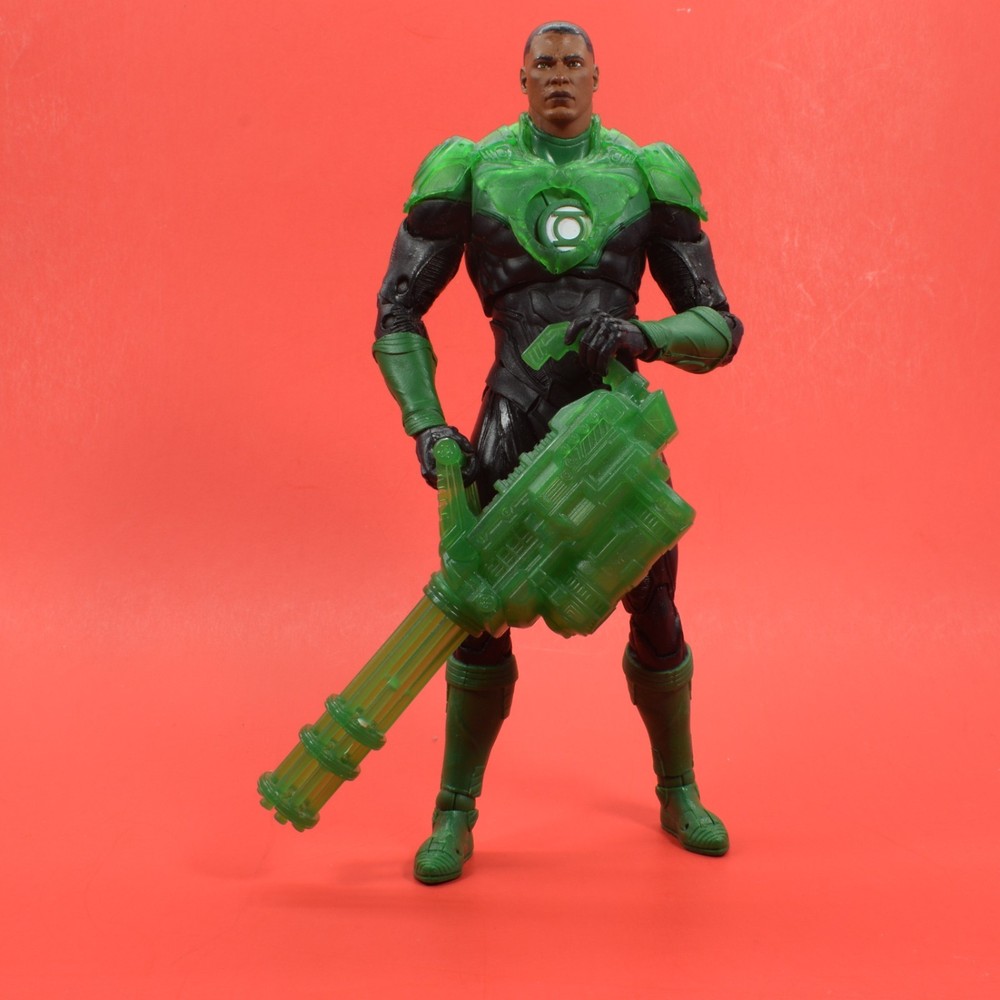 McFarlane DC Multiverse 7″ Scale Modern John Stewart Green Lantern As Shown H36