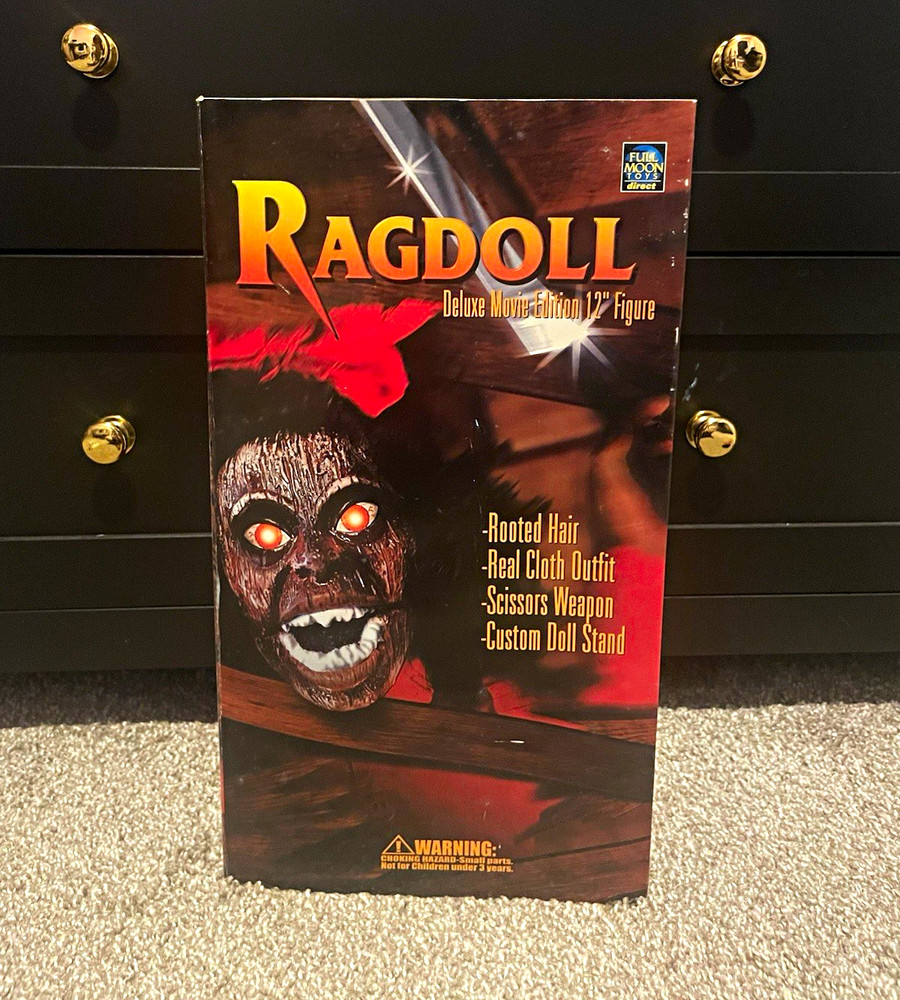 Full Moon Toys Direct Ragdoll Deluxe Movie Edition 12in Boxed w/ Stand Scissors