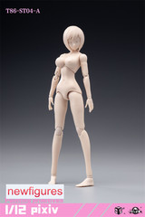 US Stock 86TOYS 1/12 T86-ST Flexible 6 inch Female Joint Action Figure Head Body