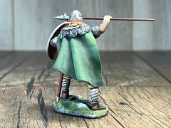 Tabletop Miniature. Resin Figure Viking 60mm figurine of a warrior of the north