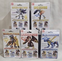 *NEW/SEALED* 2021 Bandai Digimon SHODO 3.5-in Action Figures Complete Set Of 5