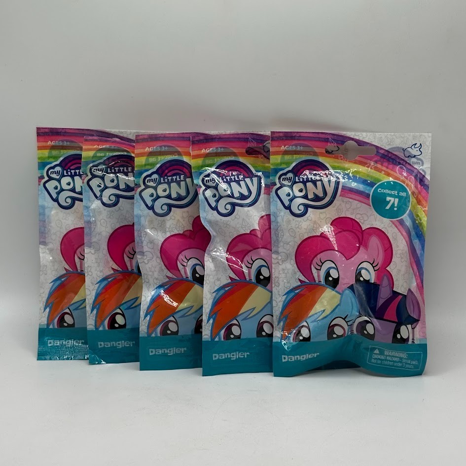 5x My Little Pony Dangler Sealed Blind Bags – NEW + Sealed Blind Bags!