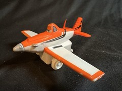 Disney Planes Pull & Fly Strut Jet Stream Dusty By Mattel X9506