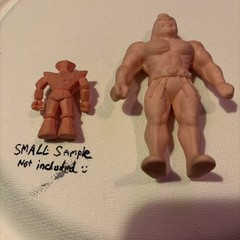 LARGE 3.5″ Kinnikuman Ultimate M.U.S.C.L.E RARE eraser Keshi Rikishiman
