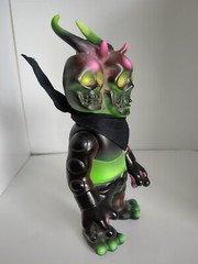 Lulubell X Realxhead Dokurocks Man Chaos RxH Real Head Skull Toys Kaiju Sofubi