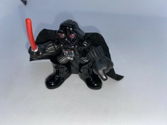 2001 Hasbro Star Wars Galactic Heroes DARTH VADER figure w/cloth cape 2.25 IN#