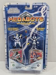 Vintage Rare Hasbro 2002 Medabots Acehorn Vs Rokusho Action Figure New