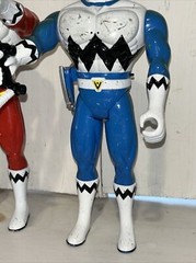 Power Rangers Lost Walkie Talkie Set 9″ Figure MGA 1999 Lot of 3 Blue Red Silver