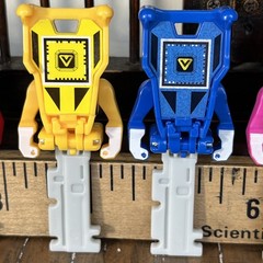 Power Rangers Super Megaforce Lost Galaxy Key Set Full Team w/ Magna Defender