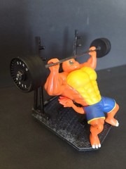 Pokémon Fitness Muscle Man Weight Lifter Charmander Figure