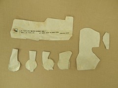 Vintage 1975 LJN S.W.A.T. SWAT #6850 Action Figure Packaging Parts C5