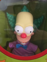 The Simpsons Talking Krusty Doll 16-Inches Tall Good and Evil Krusty Figure New