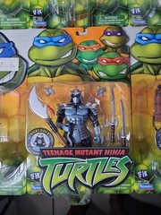 2002 Ninja Turtle Action Figures Complete Set 7 Carded Figures Fox Playmates
