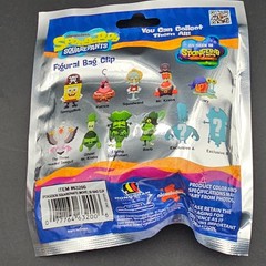 SpongeBob SquarePants Movie 3D Figural Bag Clip Blind Bags Monogram Lot of 3 NEW