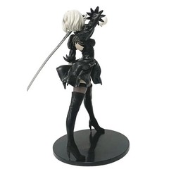 NieR Automata YoRHa 2B Black White Series 18cm PVC Figure Collectible Gift