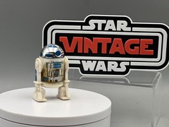 Vintage Custom Star Wars Figure R2-D2 Dagobah Sticker 3.75” Kenner