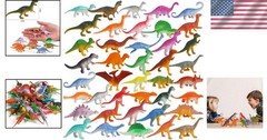 Child-Friendly 39 Mini Dinosaur Figures – Assorted Styles for Educational Play