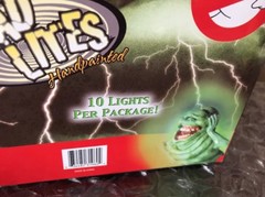 GHOSTBUSTERS Slimer & Logo Head Lites 10″ String Decorative Light Set NECA 🔥