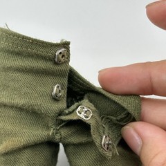 Vintage 1964 Original GI Joe Army Man Army Figure Green Uniform Hat Boots Japan