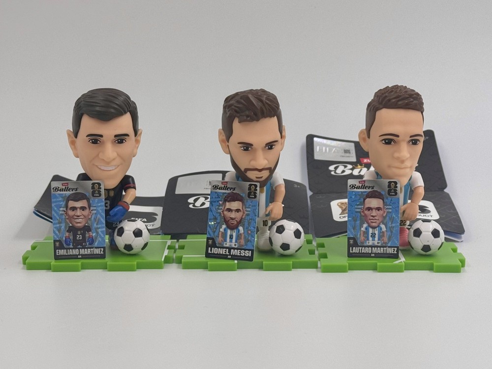 Zuru Ballers SET (3) FIFA World Cup – Messi Lautaro/Emiliano Martinez ARGENTINA