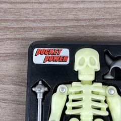 SEGA Pocket Power Tyco Glo-Bones Skeleton Figure Complete!