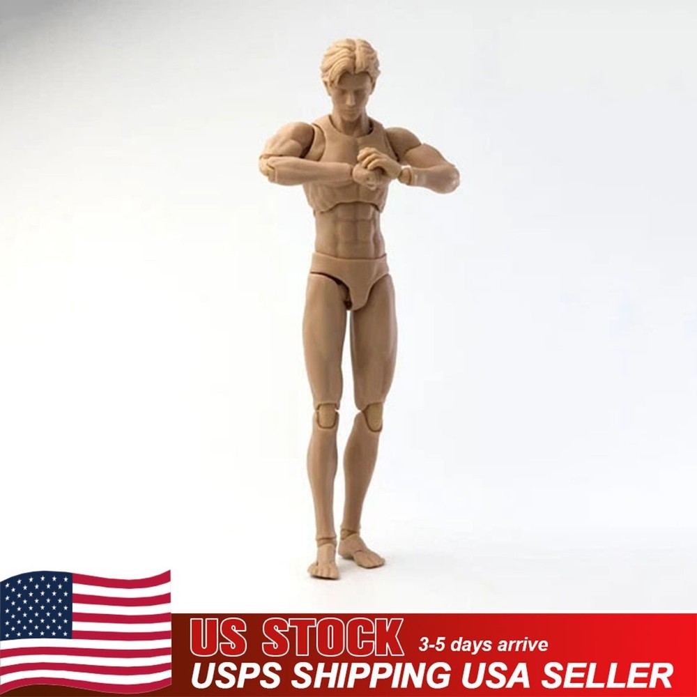 Mirrfig 1/12 MF001 Male Action Figure Body 6inch Yellow Skin Super Jointed Model