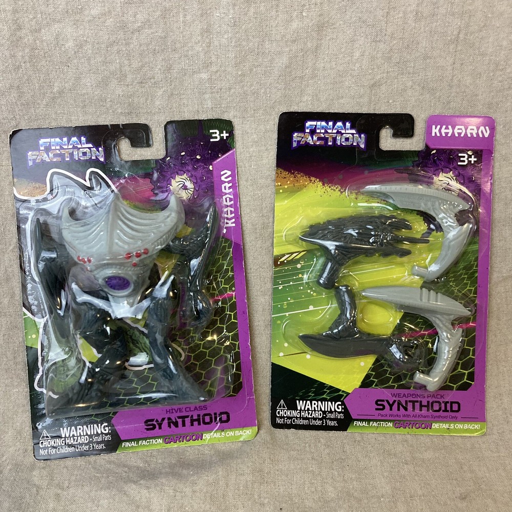 Final Faction Kharn Hive Class Synthoid Action Figure NEW Plus Weapons Pack