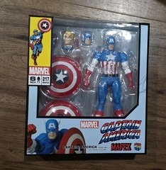 Medicom MAFEX No.217 Captain America Comic Medicom Toy Marvel U.S SELLER – NEW