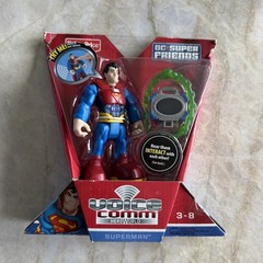 Fisher Price DC Super Friends Hero World Voice Comm SUPERMAN New In Package