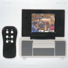 Tiny TV Classics The Big Bang Theory Season 4 Mini TV w/ Remote – Plays Clips!