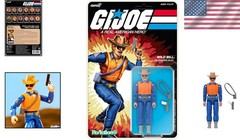 Vintage-Inspired G.I. Joe Wild Bill Cartoon Action Figure – O-Ring Construction
