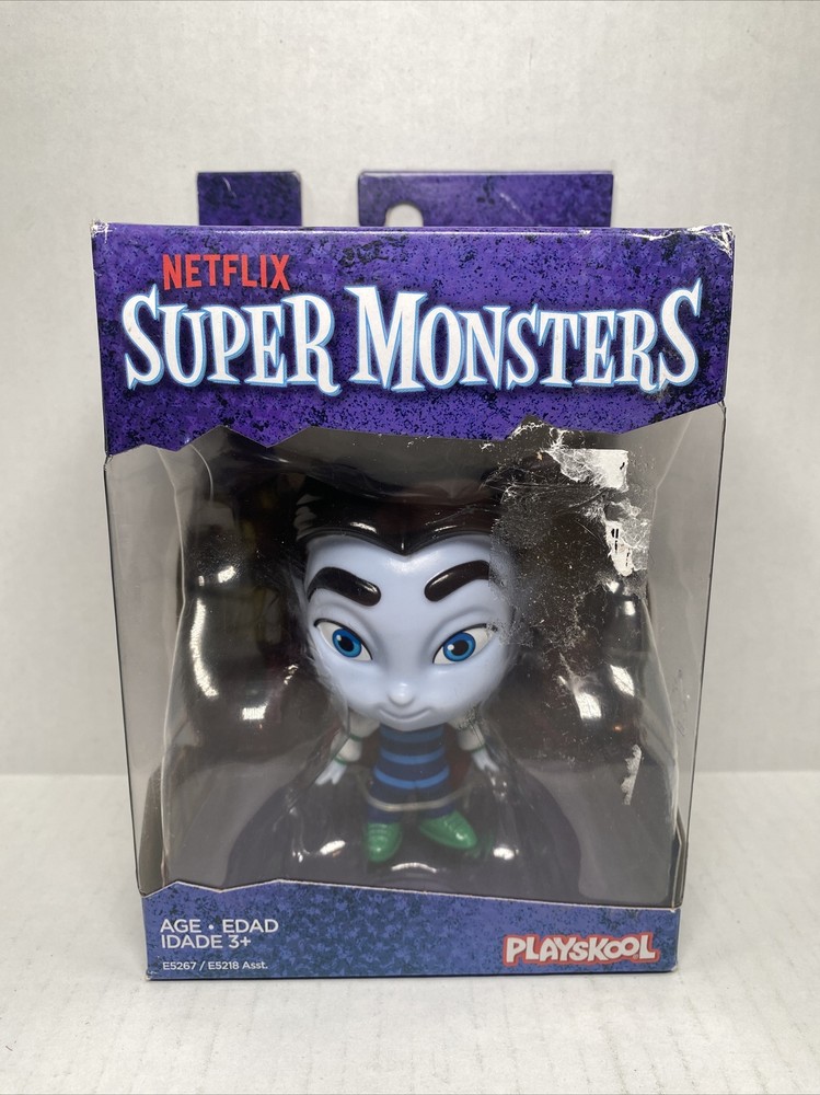 Netflix Super Monsters Drac Shadows Collectible 4-inch Figure Ages 3 and Up