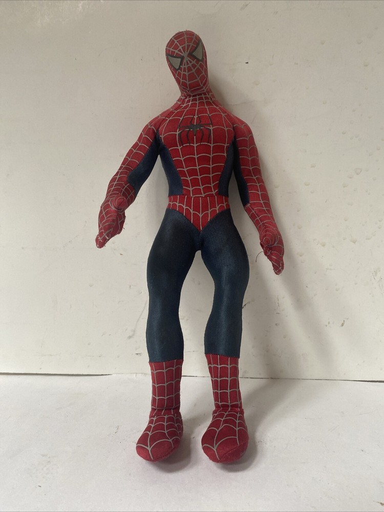 Spiderman 14in 2002 Movie Window Toybiz Promo Bendable