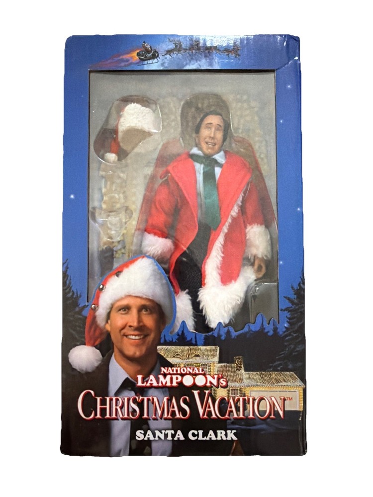 NECA National Lampoon’s Christmas Vacation 8” Retro SANTA CLARK ACTION FIGURE