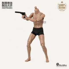 WorldBox AT011 1/6 Narrow Shoulder Muscular Male Figure Body TTM18 Hot Toys USA
