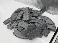 Thomas & Friends Take N Play Folding Oval Train Track Set Mattel Travel 2009
