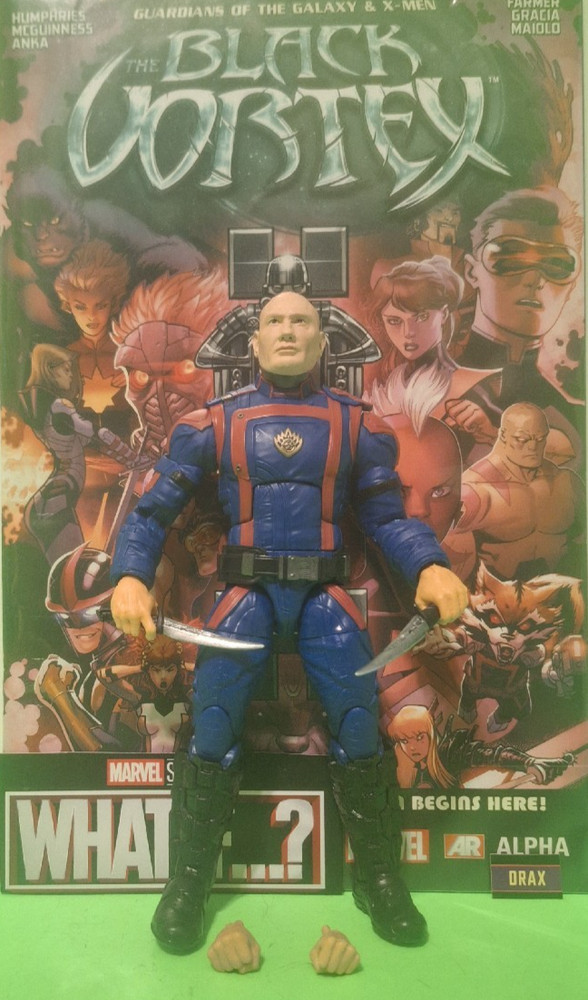 Marvel Legends WHAT IF DRAX WAS HUMAN ? GUARDIANS of the GALAXY *CUSTOM* + COMIC