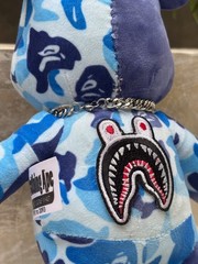 BAPE x BEARBRICK 400% Camo Plush Doll (with chain) – Pink / Blue / Green