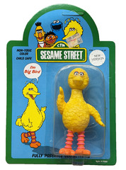 Vtg Original 1986 Tara Toy Corp SESAME STREET BIG BIRD Figure No 7100 Sealed MOC