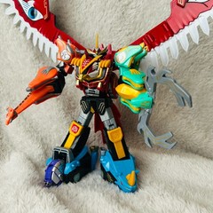 BANDAI SMP Mini pla Megazord Power Rangers Wild Force Gaoranger Gao King Animals