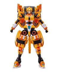 Metal Cardbot W TACHY Yellow Cheetah Sports Car Transforming Robot Season3