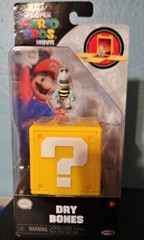 Jakks Pacific Super Mario Bros Movie Dry Bones 1.25 in Mini Figure BRAND NEW